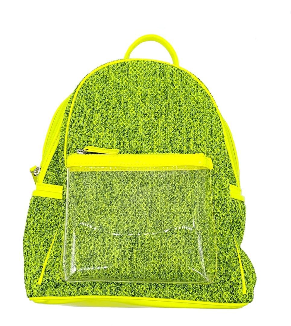 Mochila combinada flúor
