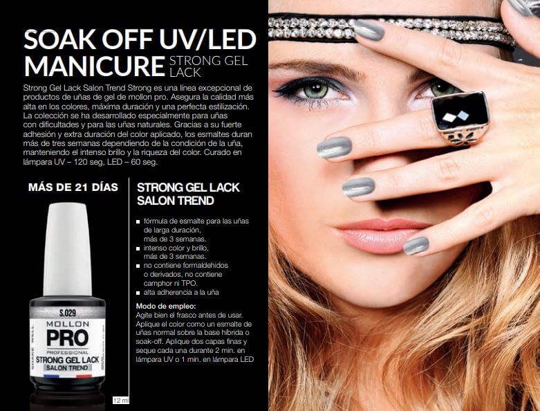 Top Coat Mollon Pro Strong Gel - Imagen 2