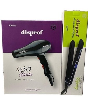 Pack Disprof secador 280 Birdie + Plancha infinity