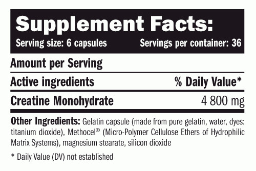 Amix Nutrition Creatina Monohidrato 220 Caps - Imagen 2