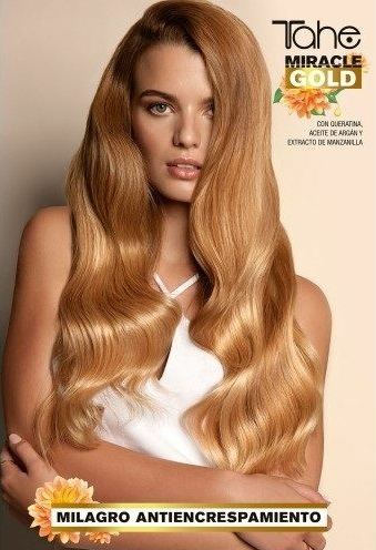 Mascarilla Tahe Miracle Gold Antifrizz Cabellos finos - Imagen 4