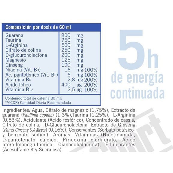 Nutrisport Stimulred Energy Shot - Imagen 2