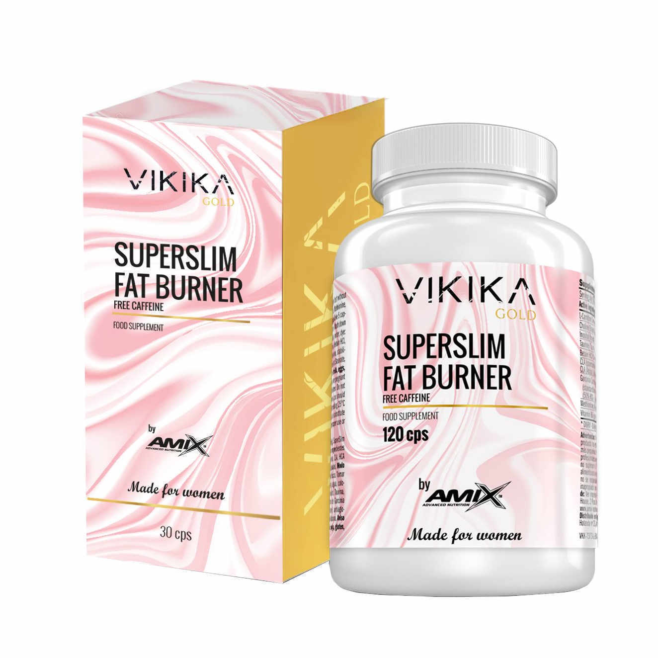 Vikika Gold Superslim Fat Burner Sin Cafeína 120 Caps